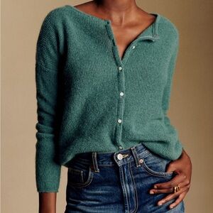 Size Small Sézane Gaspard Sage Cardigan
